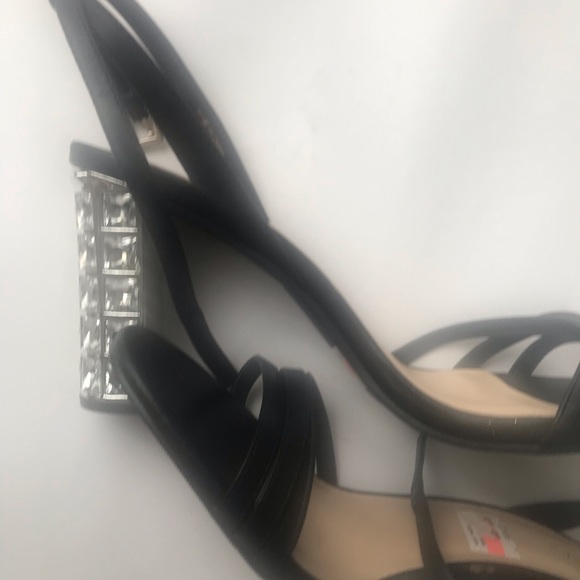 Le château cute heels not to high black and shiny silver - Picture 6 of 8